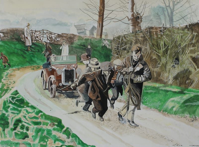Pulling Up Nailsworth Ladder